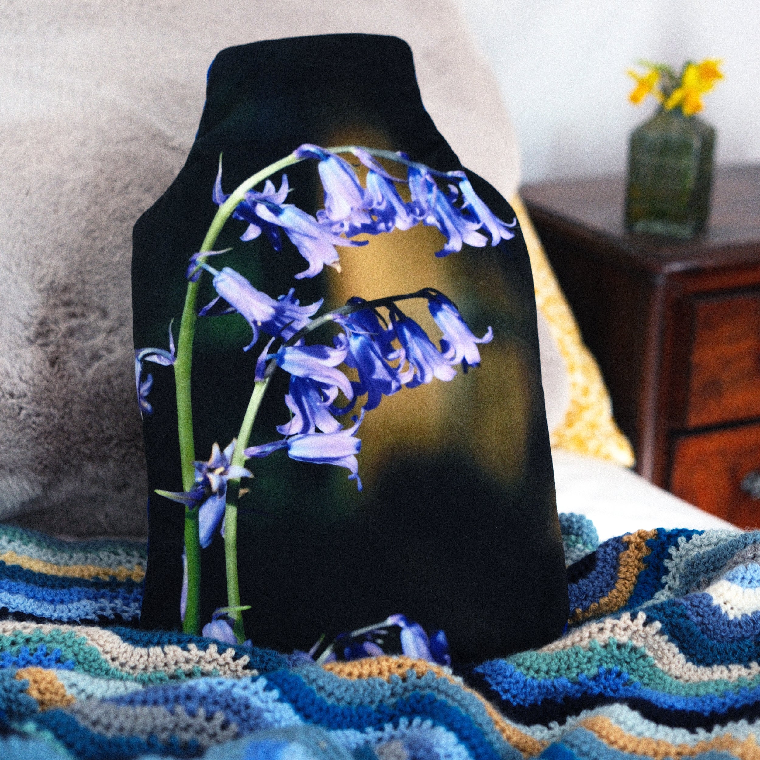 Bluebell hot water bottle - Mother's Day Gift