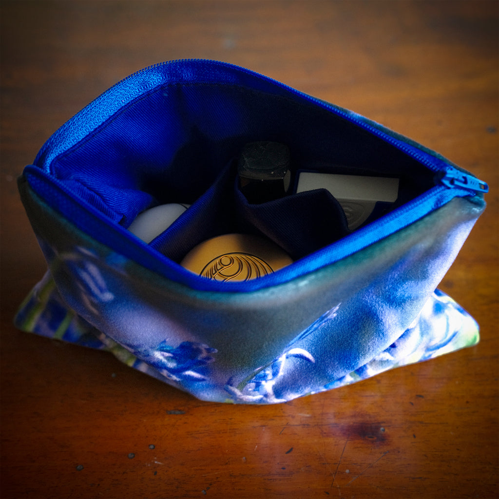 Bluebell Velvet Makeup & Travel Pouch