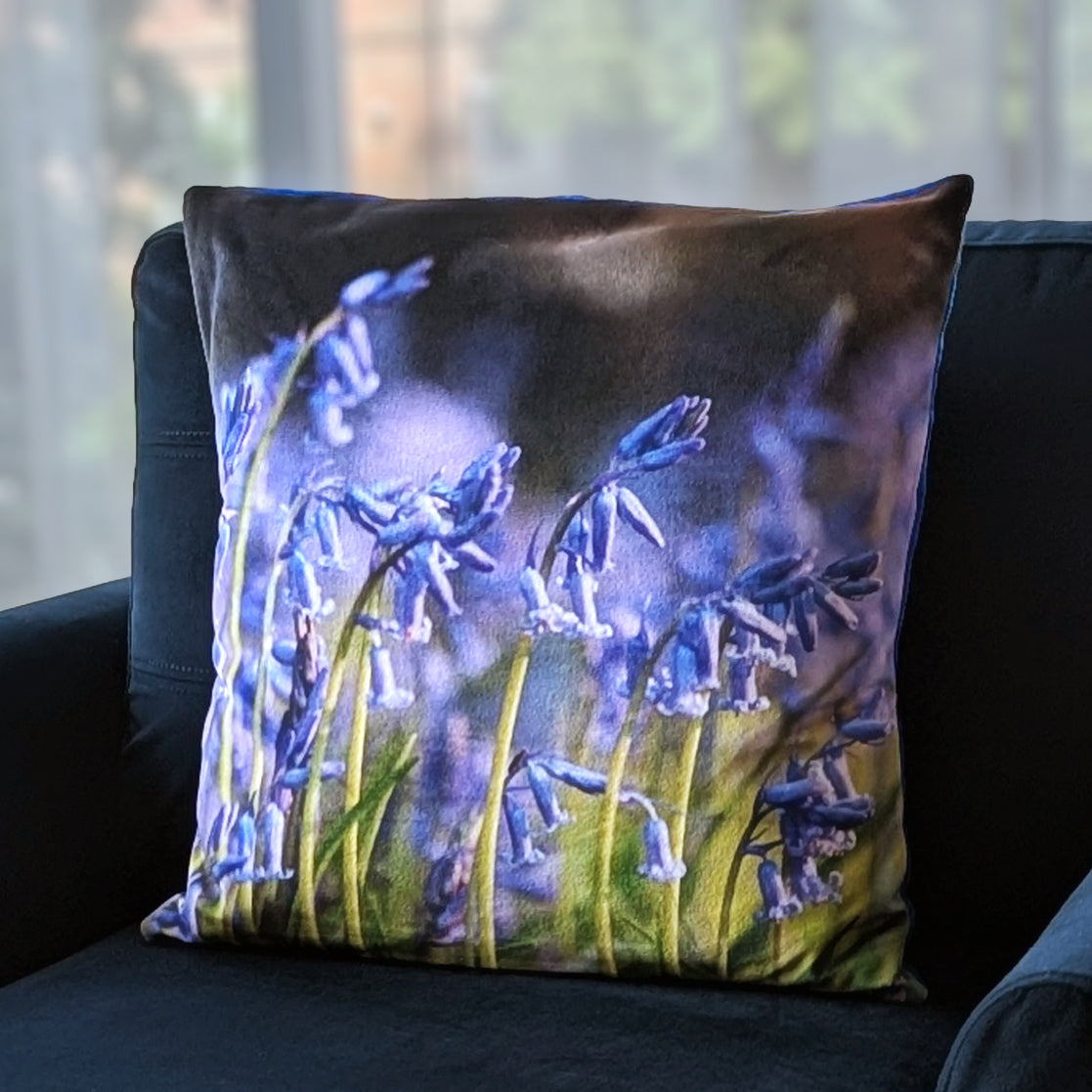 Bluebell Velvet Cushion