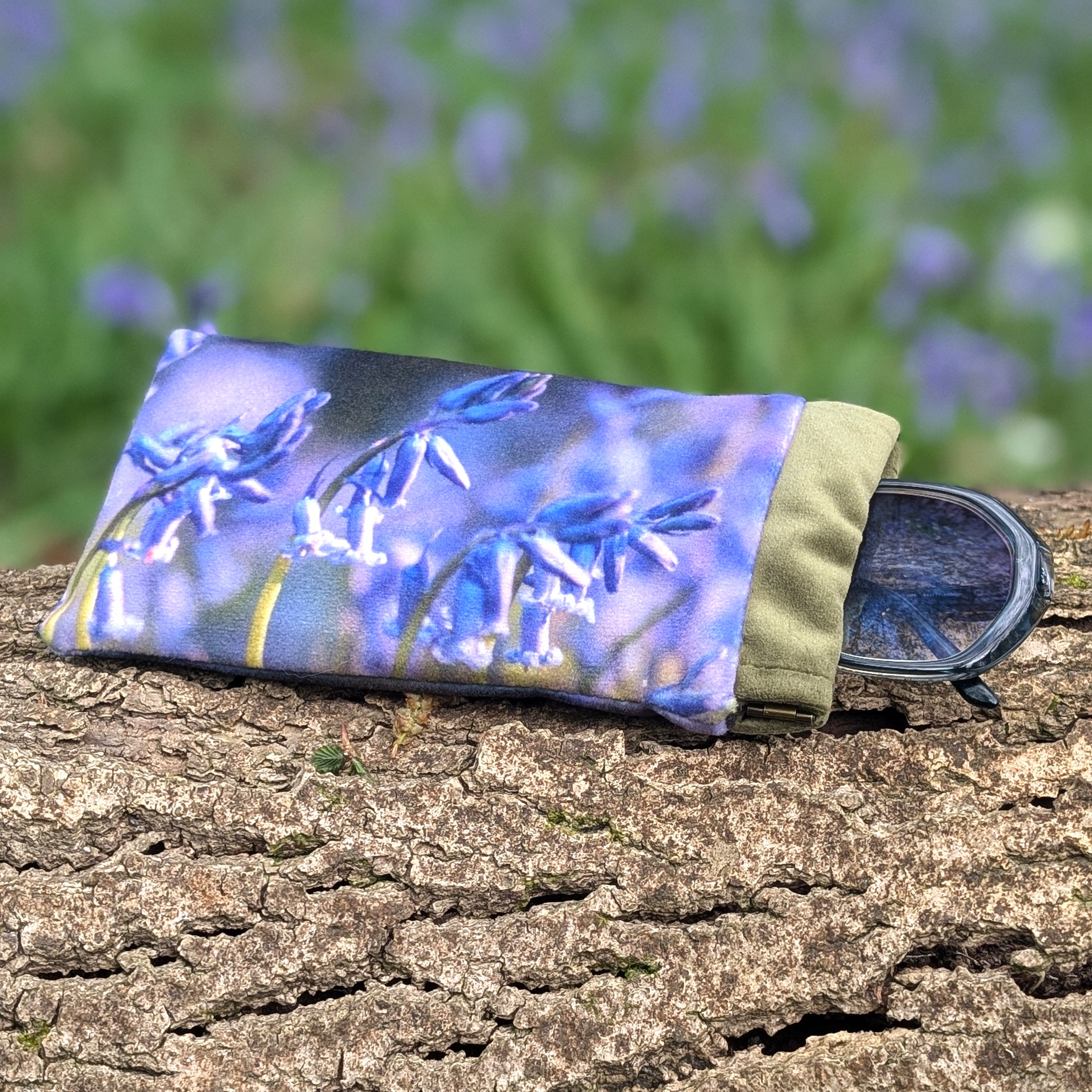 Bluebell Velvet Glasses Case