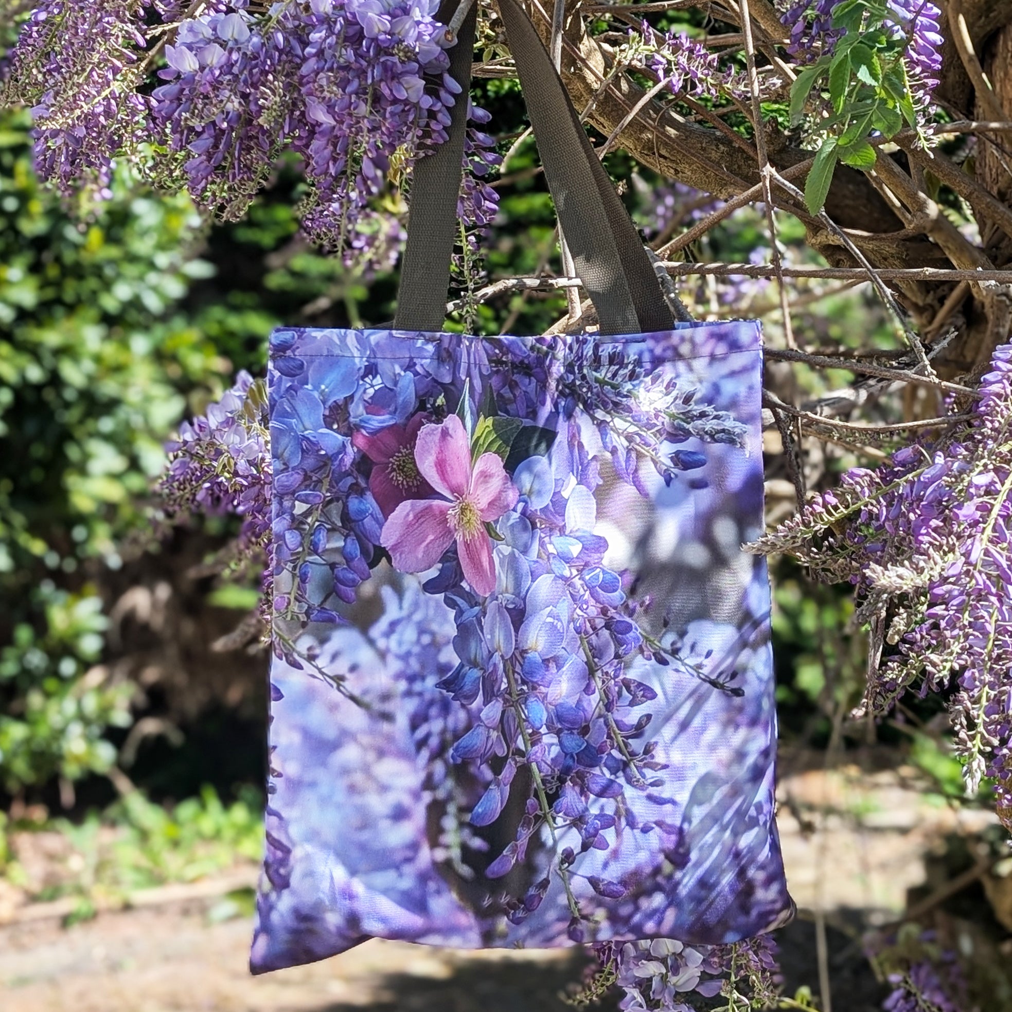 Wisteria tote bag