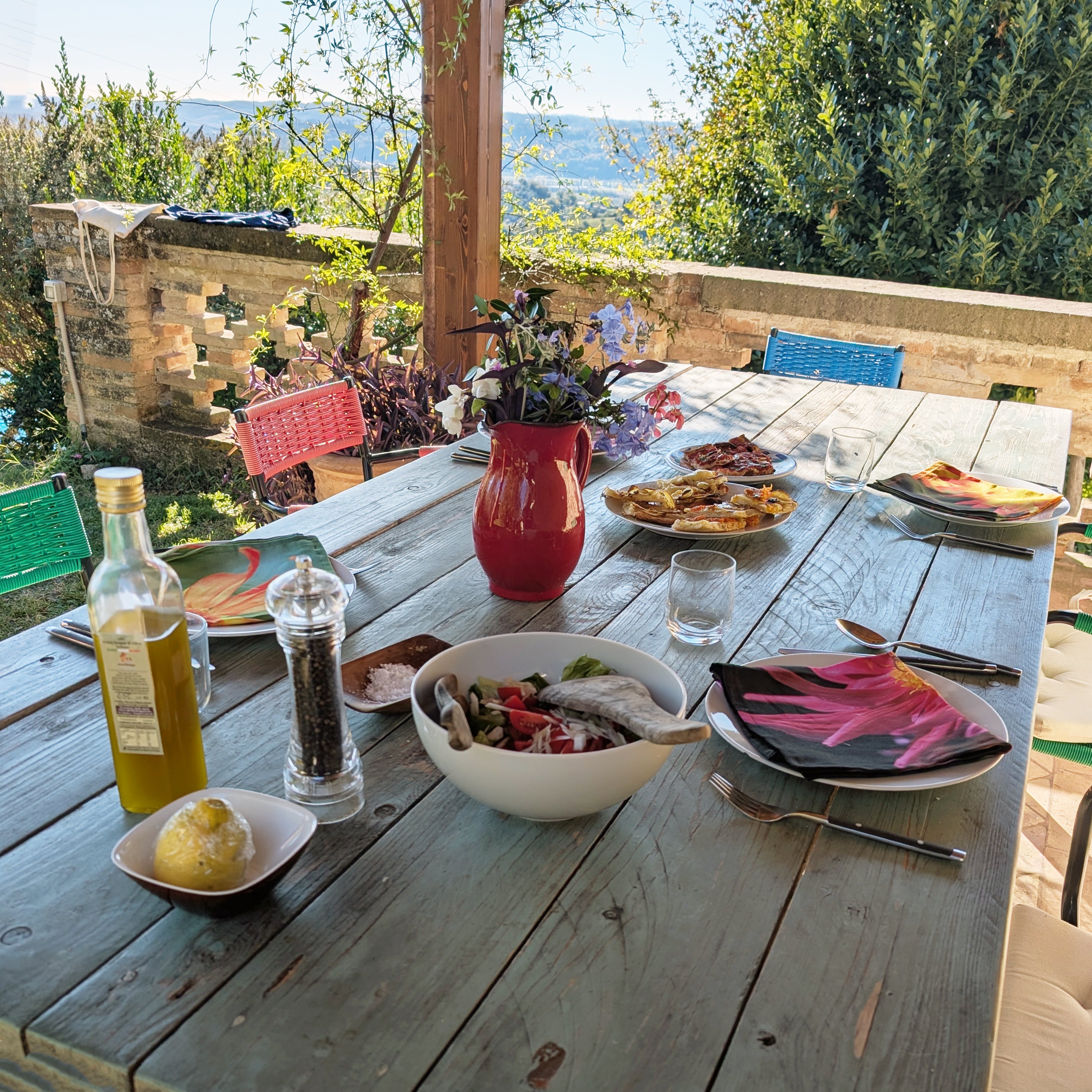 Dahlia napkins - set of six